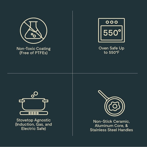 Caraway Nonstick Ceramic Dutch Oven Pot with Lid - Picture 4 of 6